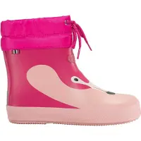 Viking Gummistövlar - Alv Barfota - Light Pink/Magenta m. Tryck - - 24 - Gummistövlar