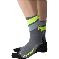 Dynafit - Trail running kläder - Ultra Crew Socks Cinder Ultra Yellow för Unisex - Storlek 35-38 - Gul