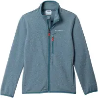 Columbia Essential Hike Grid Fleecejacka Med Dragkedja