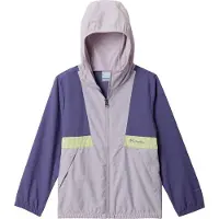 Columbia - Barnkläder - Spire Valley Windbreaker Stormwatch Lavender Pearl Citron Haze för UnisexNylon - Barnstorlek 139,5-147 cm - Lila