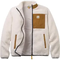 Passenger - Varumärken - Trekker 2.0 Recycled Deep-Pile Sherpa Fleece Warm Ivory för Unisex - Storlek M - Beige