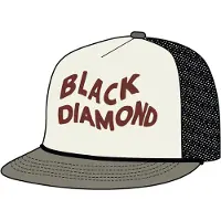 Black Diamond Flat Bill Trucker Keps