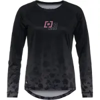 Horsefeathers Deco Long Sleeve Jersey black/cheetah, M
