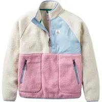 Passenger - Varumärken - Home Recycled Sherpa Fleece Oatmeal Pink Haze för Unisex - Storlek M