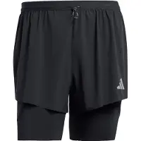 Adidas - Trail running kläder - Adi365 2In1 Short M Black för Unisex - Storlek S - Svart
