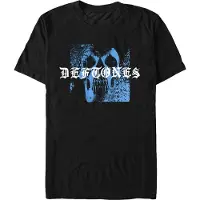 Ginza.se Deftones: Unisex T-Shirt/Static Skull (Black) (Back Print) (Medium)