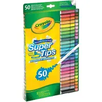 Crayola Supertips tvättbara markers 50 st