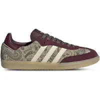 Adidas Originals Låg sneaker 'Samba OG X Liberty London' ecru / khaki / oliv / burgunder