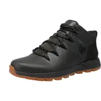 Timberland för män. TB0A2PB40151 Läderstövlar Sprint Trekker Mid svart (45), Hud, Karta, Nyckelband, Casual, Deportivo, Utomhus
