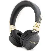 GUESS Pu Leather 4g Metal Logo Trådlösa Hörlurar