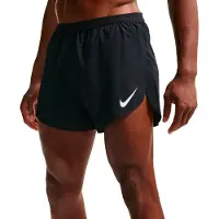 Nike Running - Trail running kläder - M Dri-Fit ADV Aeroswift 4In Short Black Summit White för UnisexUll - Storlek S - Svart