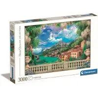 BOKUS Pussel 3000 bitar Lush Terrace on Lake High Quality Collection