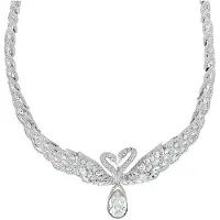 Swarovski Swan Lake Fjäderhänge Halsband Damhalsband 5175214 White,F