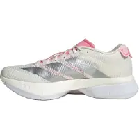 Adidas Adizero Boston 13 M Core White Silver Metallic Bliss Pink Herr Sneakers JQ9666 40⅔