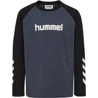 Hummel Tröja - HmlJR Logo - Ombre Blue - - 4 år (104) - Tröja