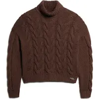 Superdry Chain Cable Knit Polo Tröja