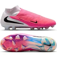 Nike Phantom 6 Elite High Cut Fg Breakout - Rosa/vit/svart - Gräs (Fg), storlek 44½