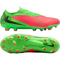 Nike Phantom 6 Pro Low Cut FG Erling Haaland Personal Edition - Rosa/Svart/Grön - Gräs (FG), storlek 42