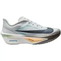 Nike Running - Löparskor - Zoom Fly 6 Pure Platinum/Dark Obsidian för Unisex - Storlek 45 - Marinblå