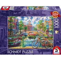 Schmidt Amsterdam Canal Pussel 1000 Bitar Schmidt