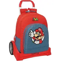 Safta Evolution Super Mario 20.1l Ryggsäck Med Hjul