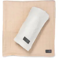 Vinter & bloom Babyfilt Soft Grid+Muslin 2-pack Vit/Beige Vinter & Bloom