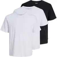 Jack & Jones Organic Basic 3 Pack T-shirt Med Korta ärmar