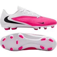 Nike Phantom 6 Club Low Cut Mg Breakout - Rosa/vit/svart - Multi Ground (Mg), storlek 45½