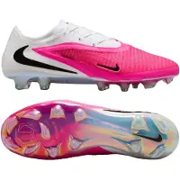Nike Phantom 6 Elite Low Cut Fg Breakout - Rosa/vit/svart - Gräs (Fg), storlek 42