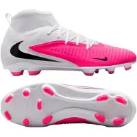 Nike Phantom 6 Club High Cut Mg Breakout - Rosa/vit/svart - Multi Ground (Mg), storlek 45½
