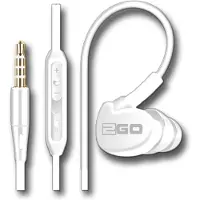 2GO In-Ear Sport-Headset Active m. Ruf In-ear headset Vit