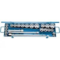 Gedore 6281310 Hylsnyckelsats imperial, metrisk 3/4 25 delar 6281310