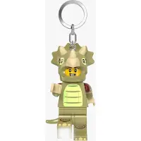 LEGO Minifigures Triceratops Costume Light-up 8 Cm Nyckelring