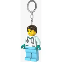 LEGO - Nyckelring med LED - Läkare (4006036-KE194H)
