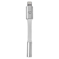 Nedis Lightning Adapter | Apple Lightning, 8-stifts | 3.5 mm Hona | Guldplaterad | 0.15 m | Rund | Aluminium | Kartong med täckt fönster