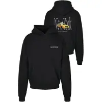 MT Sweatshirt 'NY Taxi' gul / grå / svart / vit