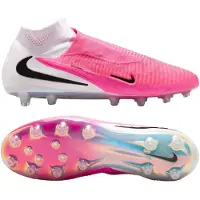 Nike Phantom 6 Elite High Cut Ag-pro Breakout - Rosa/vit/svart - Konstgräs (Ag), storlek 40½