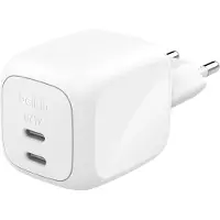Belkin Dual Usb-c 67w Pd + Pps Wch020kqwh Usb-c-väggladdare