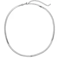 Cala Rose Halsband 'SLEEK SNAKE' silver