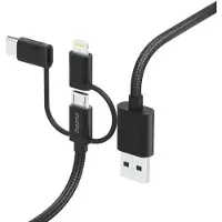 Ginza.se HAMA Multi Charging Cable 3-in-1 Black 1.5m