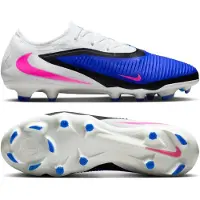 Nike Phantom 6 Pro Low Cut FG Attack - Blå/Pink Blast/Vit - Gräs (FG), storlek 42