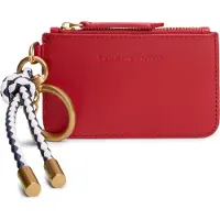 Tommy Hilfiger Multi Charm Leather Keyring Purse