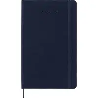 Moleskine Classic Hard 18M veckoplan/anteckningsbok storformat Sapphire Blue 26/27