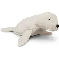 Senger Naturwelt Värmekudde - Liten - 40 cm - Säl - White - - One Size - Gosedjur