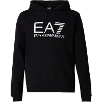 EA7 för män. 7M001413_AF22266 Core Identity sweatshirt svart (XL), Casual, Deportivo, Bomull, Sportkläder, Multisport, Kort ärm