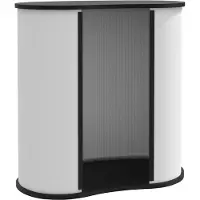 vidaXL Mässdisk hopfällbar 90x48x93 cm konstruerat trä