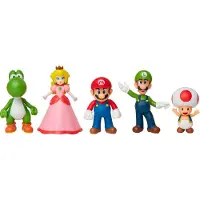 Nintendo Super Mario Limited Articulation Figurer 5-Pack Mario med Vänner