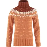 Fjällräven Women's Övik Knit Roller Neck Desert Brown-Autumn Leaf