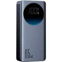 JOYROOM Powerbank JR-PBF05 Pro 30000mAh 65W med digital display 2x USB-C 1x USB-A - svart