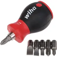 Wiha - Screwdriver handle with bit set